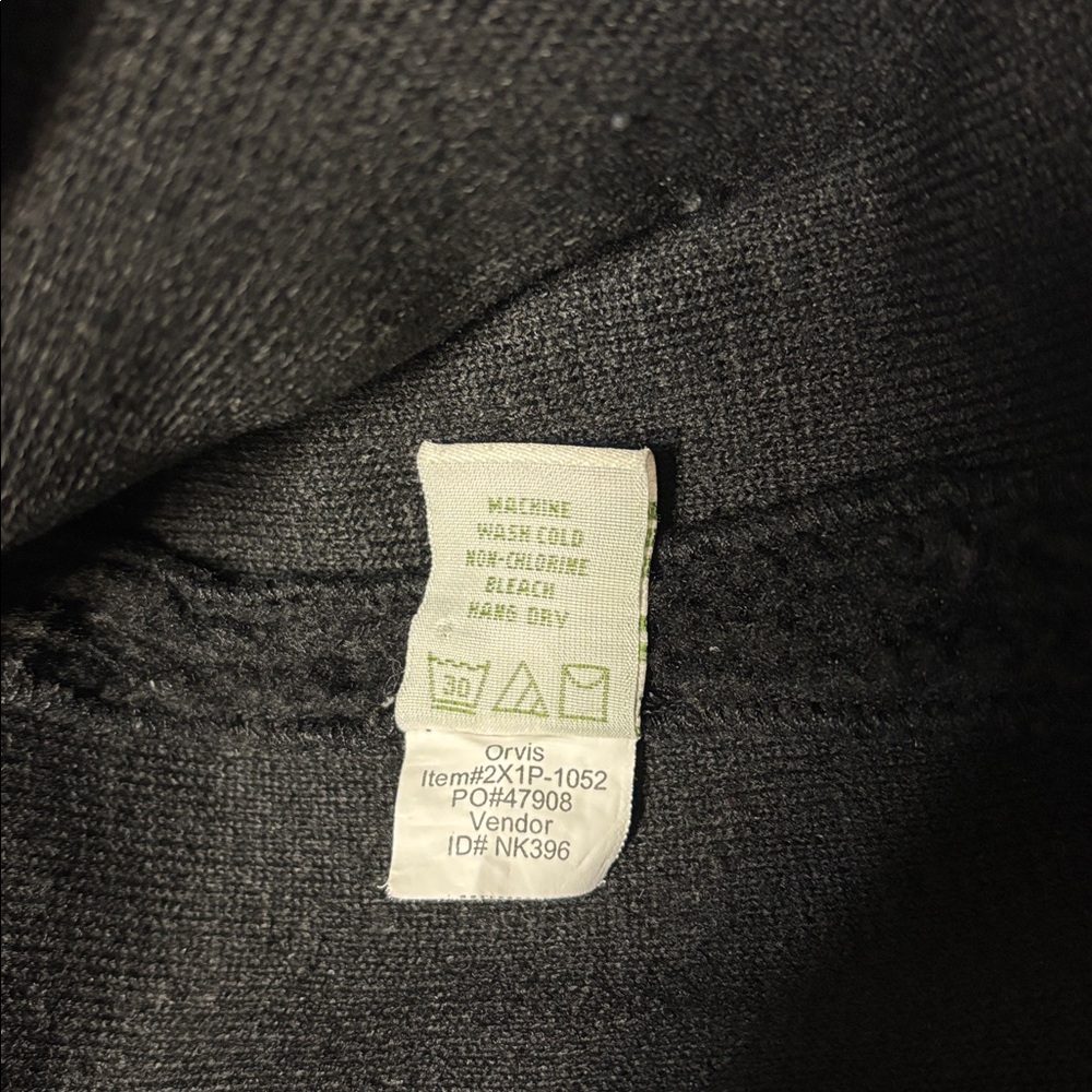 Orvis Toggle-Button Black Sherpa Fleece Jacket Size M - Picture 13 of 15